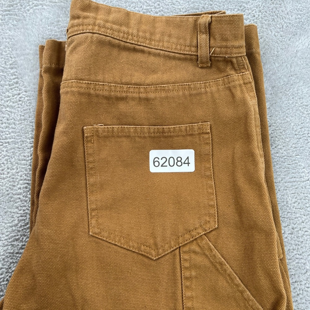 No Boundaries Baggy Carpenter Pants 30x31 Brown Y2K Skate Wide Leg Canvas Grunge - Picture 10 of 10